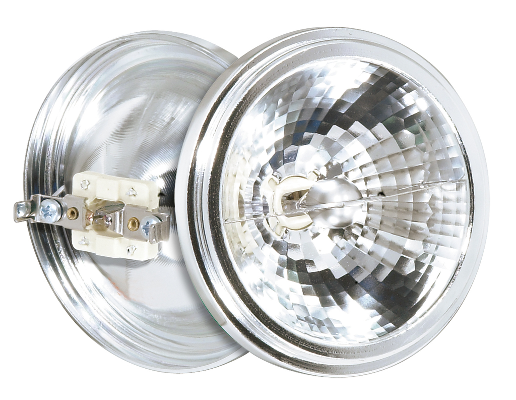Product image for Satco S4693 75W Halogen; AR111; 3000 Average rated Hours; G53 base; 12 Volt