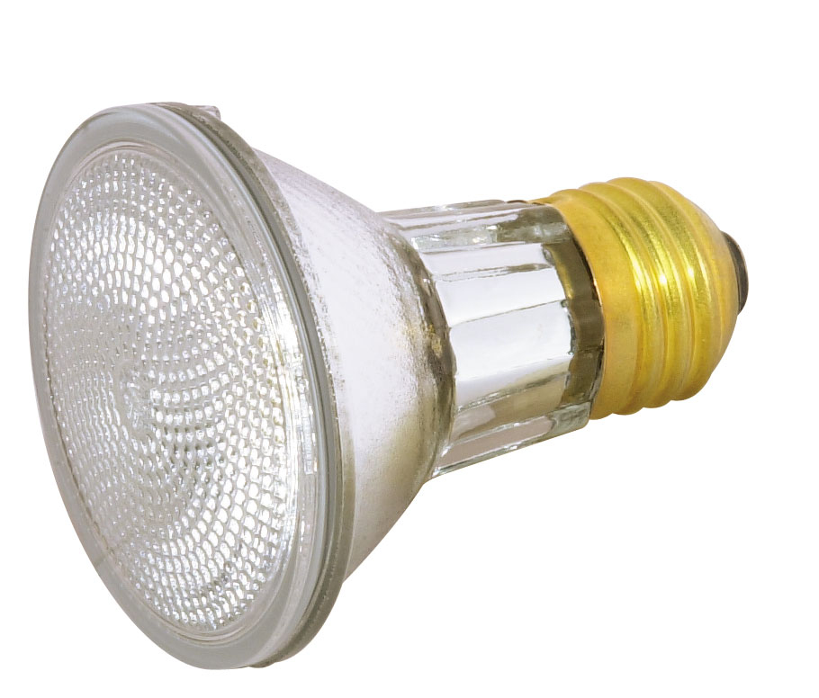 Product image for Satco S4909 35W Halogen; PAR20; Clear; 2500 Average rated Hours; 360 Lumens; Medium base; 120 Volt