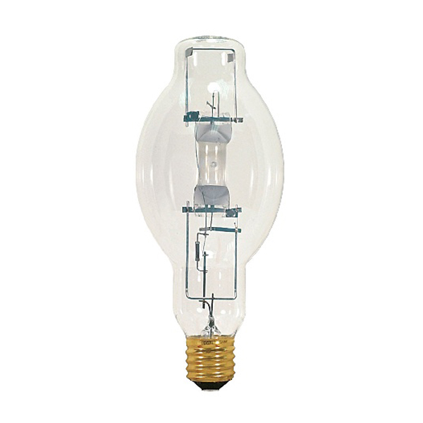 Product image for Satco S4388 400W Metal Halide HID; Mogul base; ED37; Clear; 65 CRI; 3600K