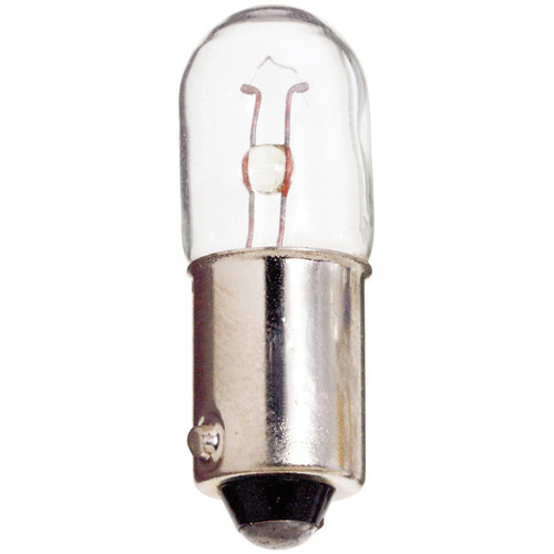 Product image for Satco E1864 4.76W miniature; T3 1/4; 1500 Average rated hours; Miniature Bayonet base; 28 Volt