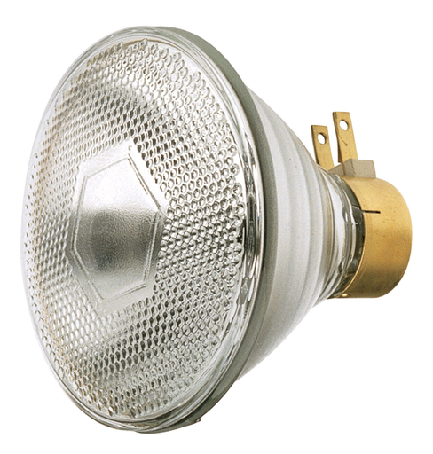 Product image for Satco S4674 90W Halogen; PAR38; Clear; 2500 Average rated hours; 1310 Lumens; Medium Side Prong base; 120 Volt