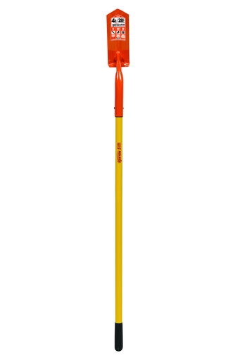 4" Trenching Shovel, 48" Yello