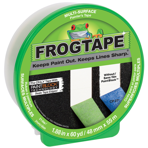 CF 120 / FrogTape® brand Painter's Tape - Multi-Surface - Green - 5.3 mils - 48mm x 55m
