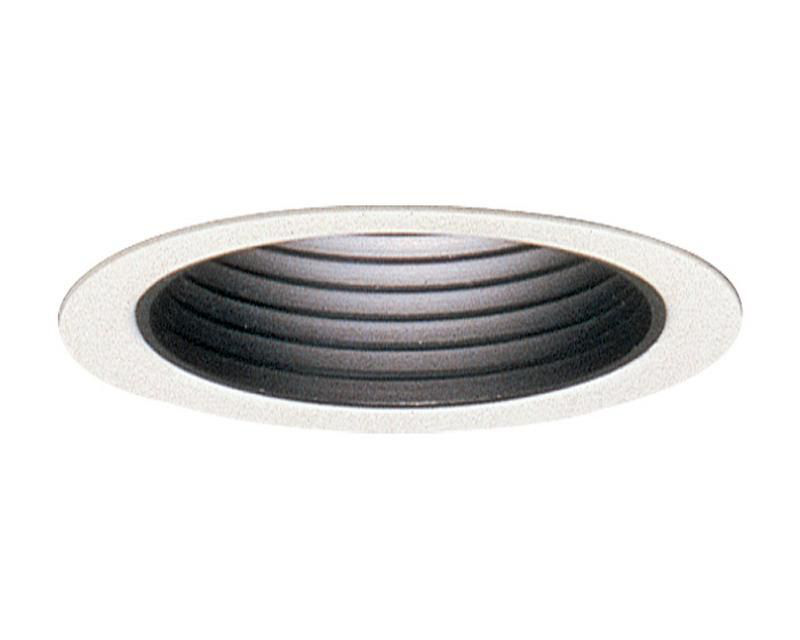 Product image for Philips 2027WH 3.75 Inch White Round Adjustable Step Baffle Reflector Recessed Downlight Trim