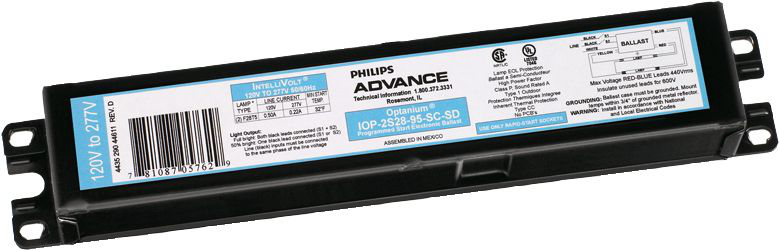 Product image for ADV IOP2S28115SCSD35M ELE BALLAST (