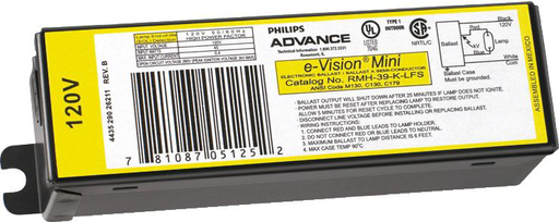 Product image for ADV RMH20KBLSM ELE MH BAL 20W M175