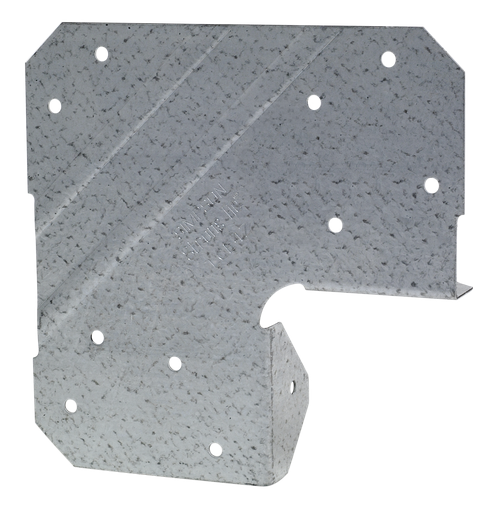 LCE Galvanized End Post Cap for 4x