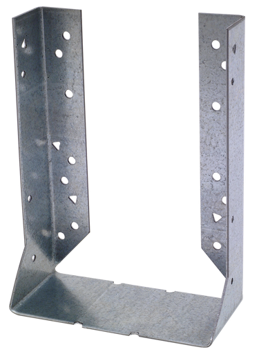 HUC Galvanized Face-Mount Concealed-Flange Joist Hanger for 6x10