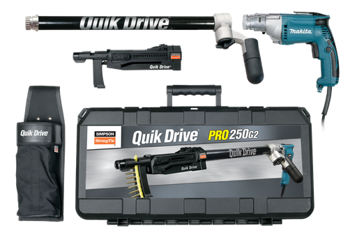 Quik Drive® PRO250 Subfloor System w/ Makita® 2500 RPM Screwdriver Motor