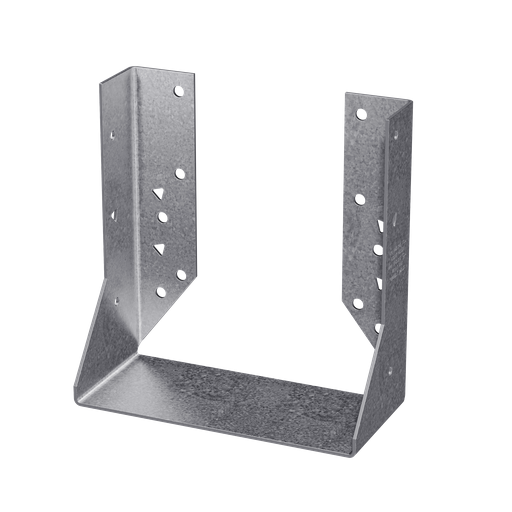 HUC Galvanized Face-Mount Concealed-Flange Joist Hanger for 6x8