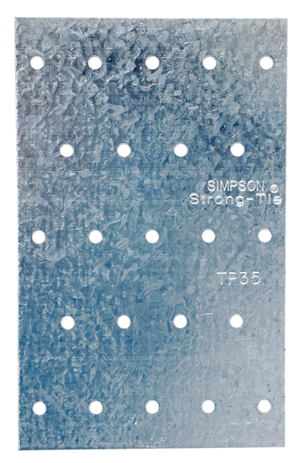 TP 3-1/8 in. x 5 in. 20-Gauge Galvanized Tie Plate