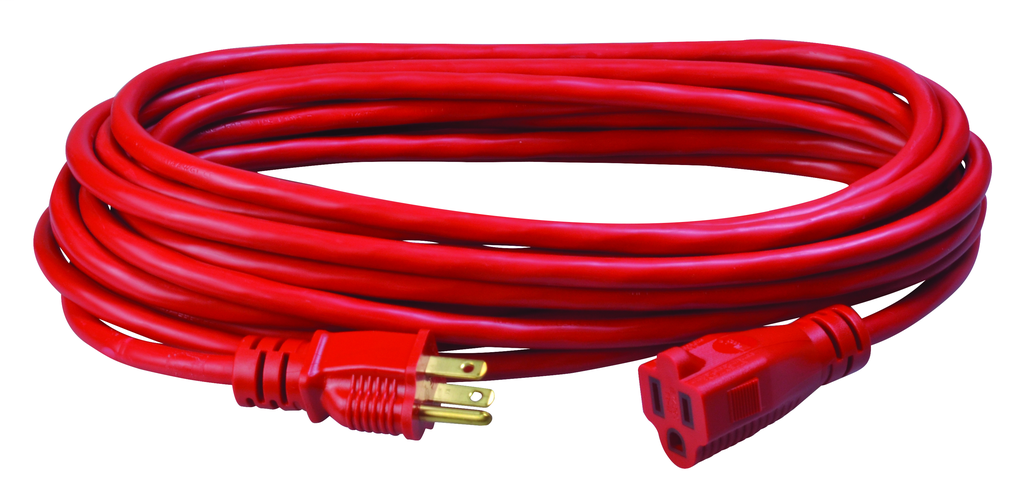 Southwire 2407SW8804 14/3 Heavy-Duty 15-Amp SJTW General Purpose Extension Cord, 25-Feet