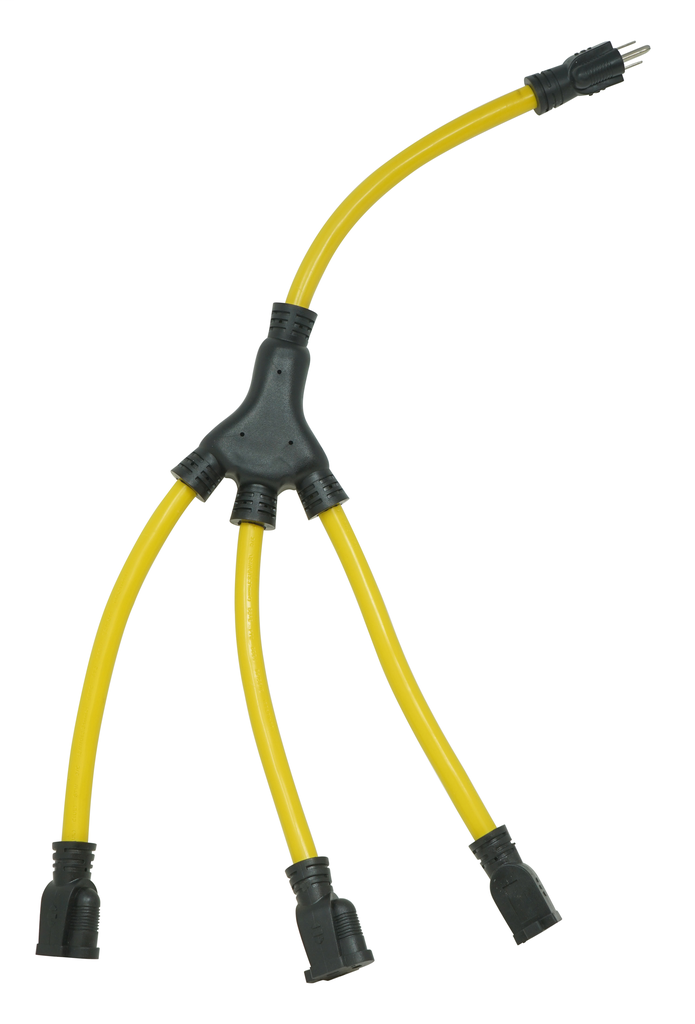 Product image for PORTCORD 09019 12/3 STW 15A "W" ADAPTER