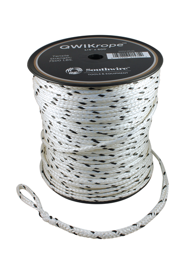 Mayer-DDS-QWIKrope® 1/4" X 600', 12 Strand UHMWPE Rope AVG. Break 7,500 lb.-1