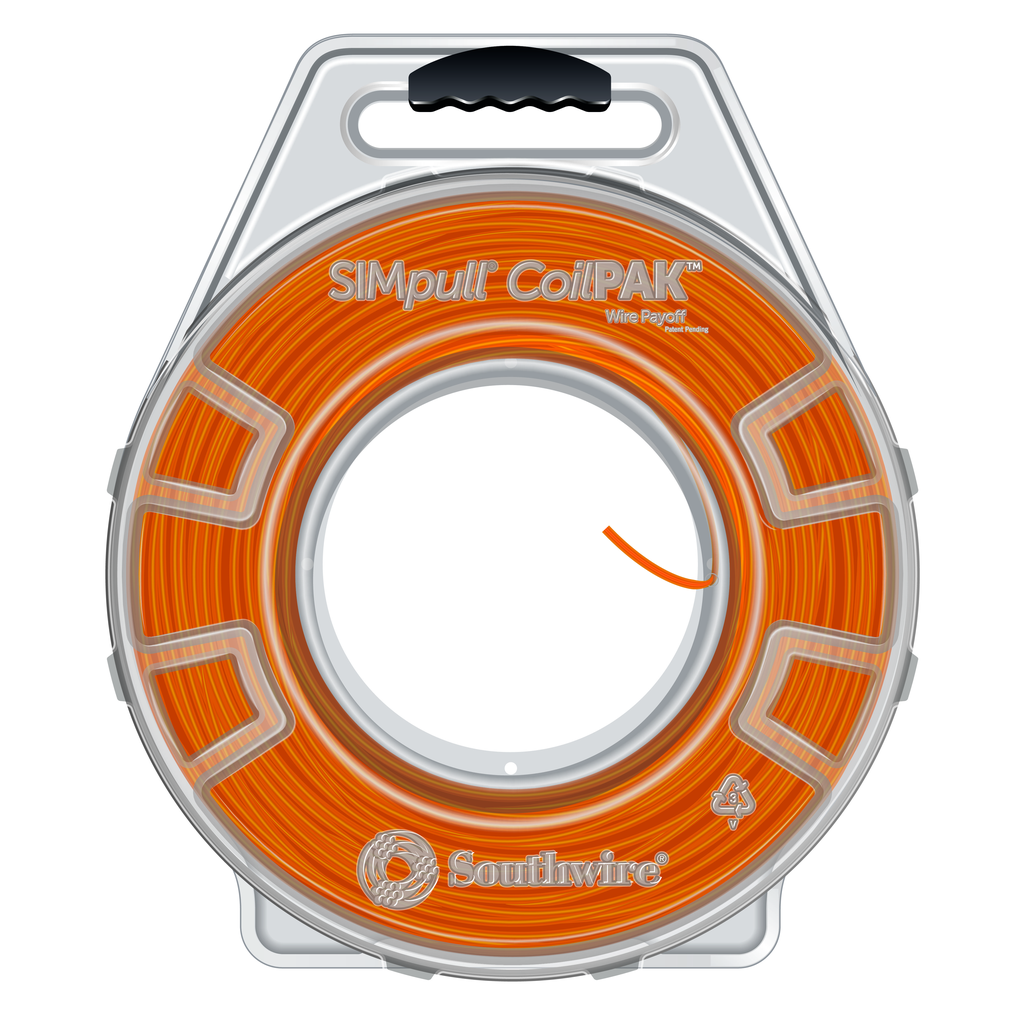 Southwire 58029205 14 THHN SOL 2500C 14 AWG 2500 Foot Coil Orange