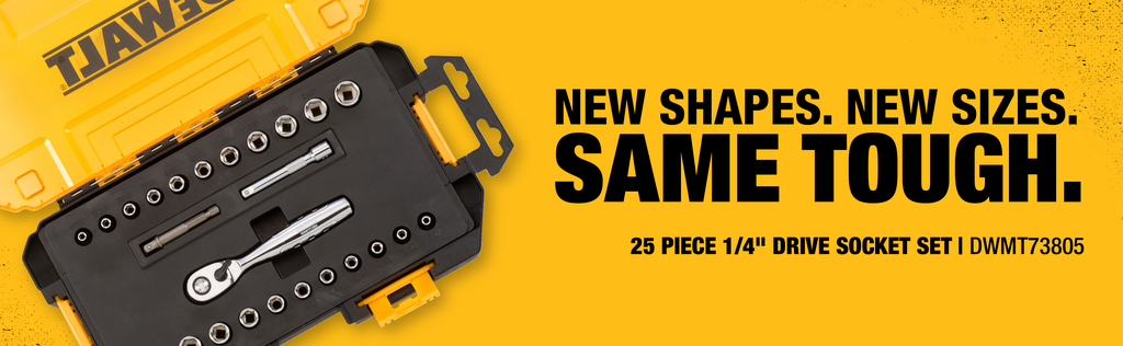 Product image for DWLT DWMT73805 TOUGH BOX 1/4IN DR S