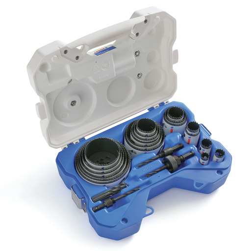 Product image for Lenox 308042000G 26pc BIG DADDY™ SPEED SLOT® Hole Saw Kit, 3/4" thru 4-34", with Case