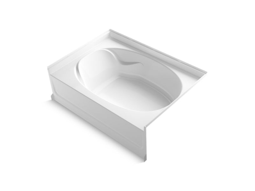 Ensemble(TM) Series 7111, 60” x 42” Bath With Above-Floor Drain, White