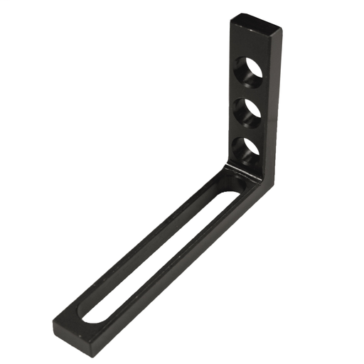 BuildPro® Right Angle Bracket, 3.6" x 6" x 1.18", 3 mounting holes, 1 5" L mounting slot