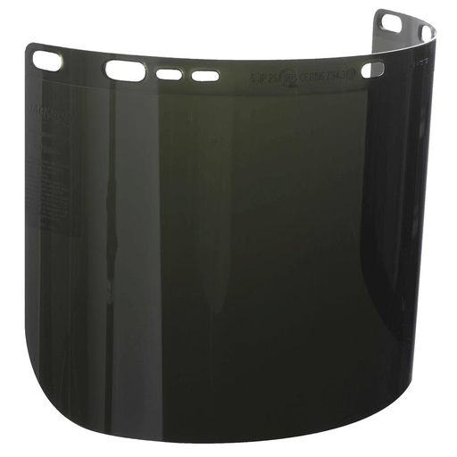 F50 Series Special Face Shield Window - Polycarbonate - IRUV 5.0 - 8" x 15.5" x .060" - Unbound