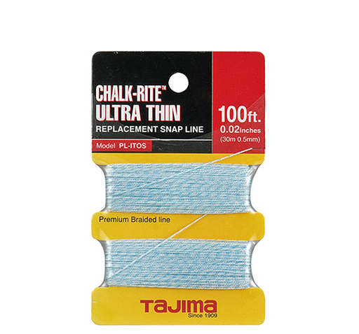 Chalk-Rite® Ultra-Thin braided line, 0.5 mm x 30m / 100 ft.