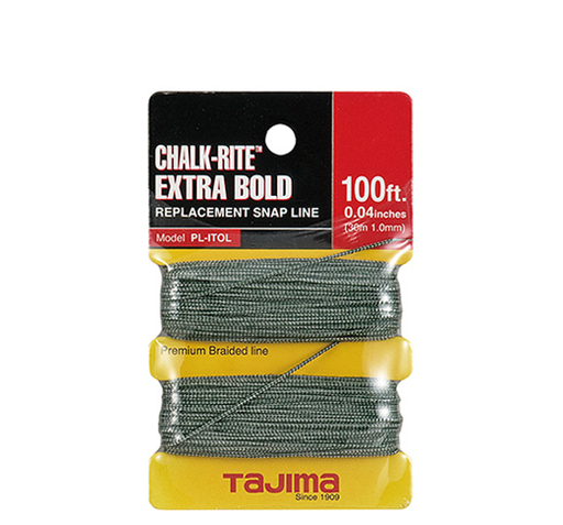 Chalk-Rite® Extra Bold braided line, 1.0 mm x 30m / 100 ft.