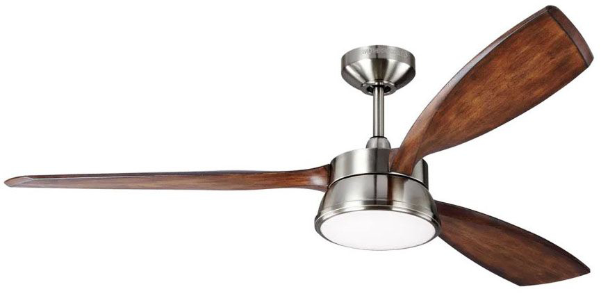 Product image for Destin 57" Ceiling Fan - Brushed Steel