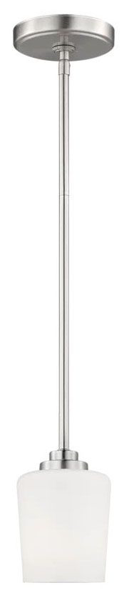 Product image for Windom 1 Light Mini Pendant - Brushed Nickel