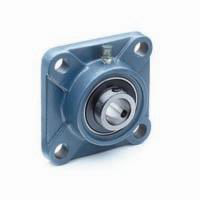 4 Bolt Flange Unit, Standard Duty, Wide Inner Ring Insert, Set Screw, 1" Bore Dia., 2.7559" Bolt-Hole to Bolt-Hole Center , 95mm Length