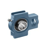 Take Up Unit, Wide Slot, Wide Inner Ring Insert, Set Screw, 1" Bore Dia., 97mm Overall Length , 24mm Housing Width