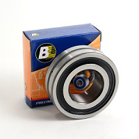 Spherical Roller Bearing, Straight Bore, Single Row, Sealed, 25mm Bore Dia., 52mm Outside Dia., 18mm Width