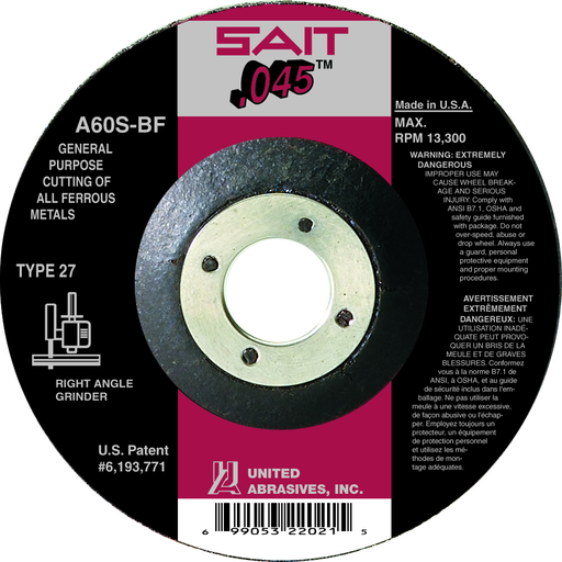 DT 6 X .045 X 7/8 A60S