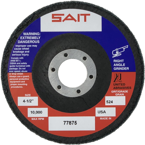 4-1/2"X7/8 COARSE UNITIZED WHEEL