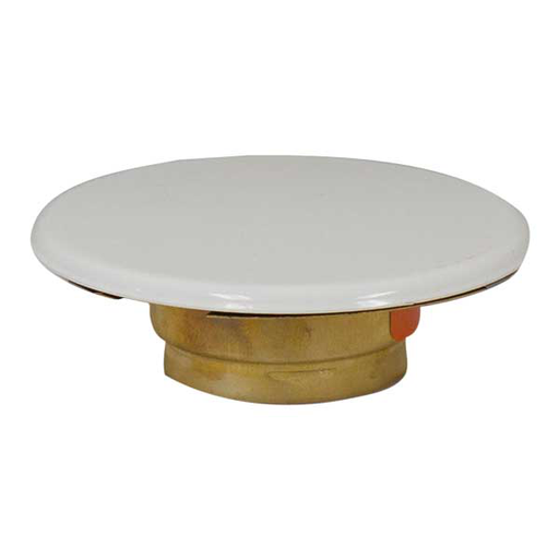 Concealed Flat Cover Plate for 162F LF RC-RES Sprinkler, White, 3 1/4"