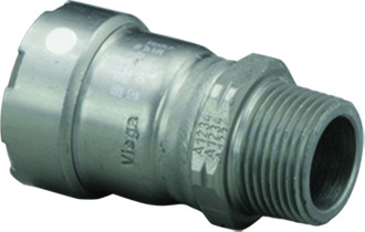 84260 Viega MegaPress adapter Smart Connect technology Carbon steel, 1-1/4'' x 1-1/4''