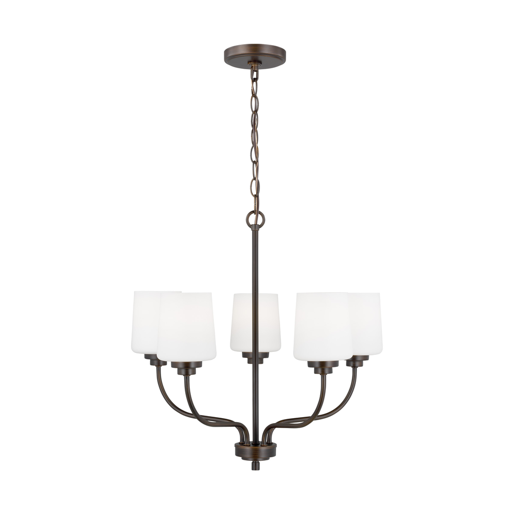 Product image for Windom 5 Light Chandelier - Bronze