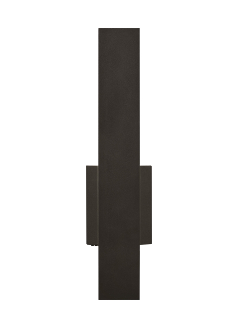 Product image for Blade 18" LED Outdoor Sconce - Bronze