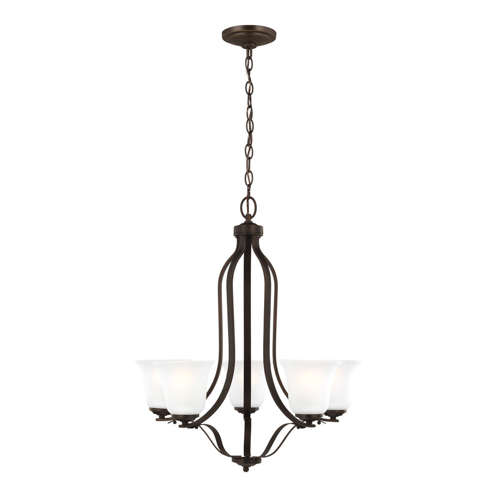 Product image for Emmons 5 Light Chandelier - Bronze