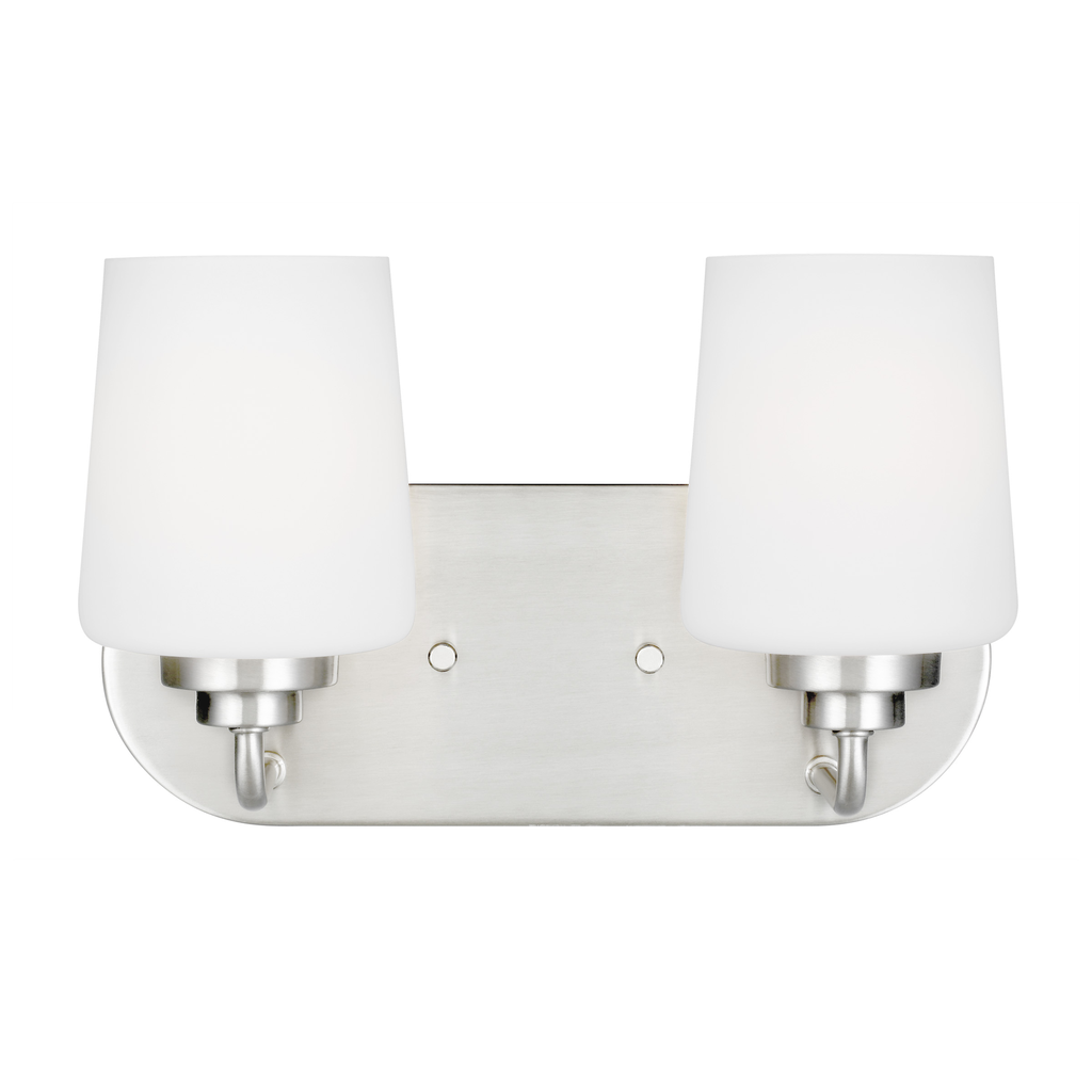 Product image for Windom 2 Light Vanity - Brushed Nickel
