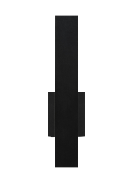 Product image for Blade 18" LED Outdoor Sconce - Black