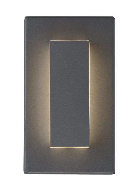 Product image for Aspen 8" LED Outdoor Sconce - Charcoal
