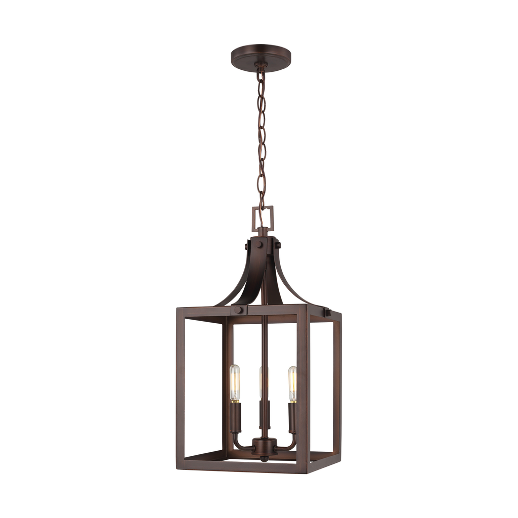 Product image for Labette 3 Light Small Foyer Pendant - Bronze