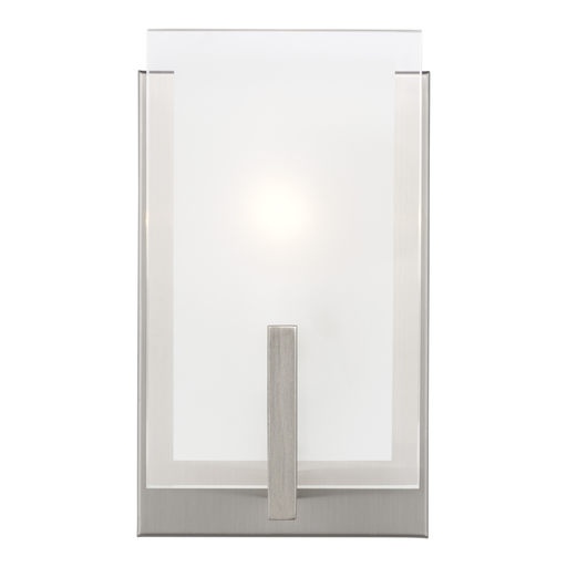 Product image for Syll 1 Light Wall Sconce - Brushed Nickel