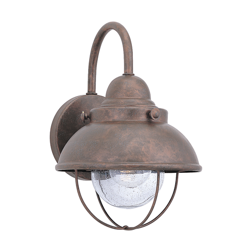 Product image for Sebring 1 Light LED Small Wall Lantern - Weathered Copper
