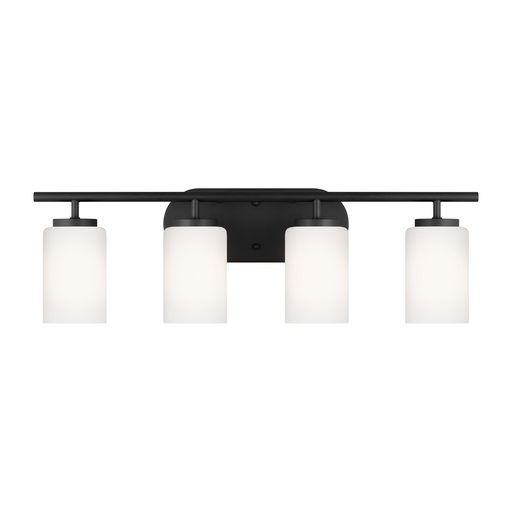 Product image for Oslo 4 Light Vanity - Midnight Black