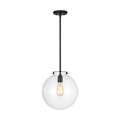 Product image for Kate 1 Light Sphere Pendant - Midnight Black