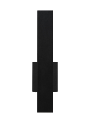 Product image for Blade 18" LED Outdoor Sconce - Black