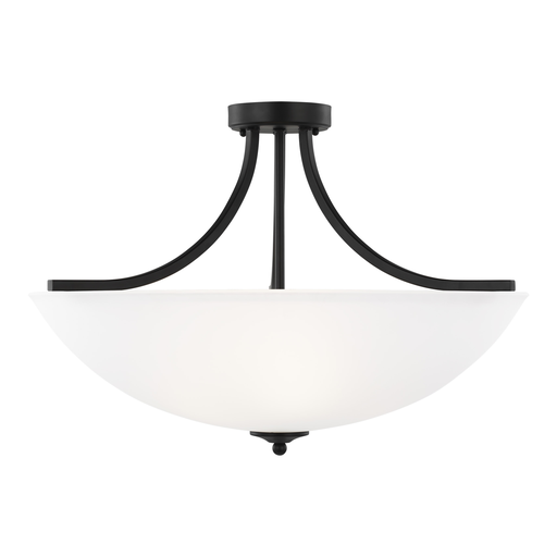 Product image for Geary 4 Light Convertible Semi-Flush Mount/Pendant - Midnight Black