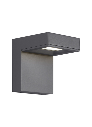 Product image for Taag 6" LED Outdoor Sconce - Charcoal - 3000K