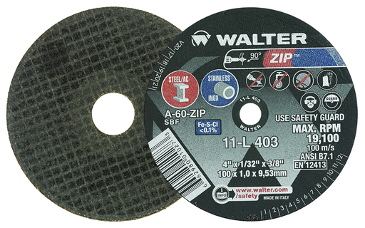 4 X 1/32 X 3/8 A-60 ZIP CUTTING